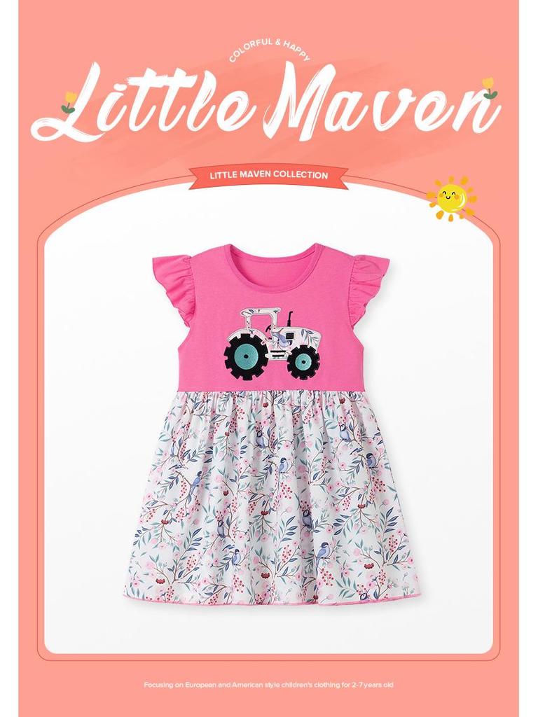 Little Maven Summer Fashion Trend: European & American Girls' Princess Dresses