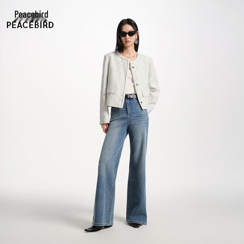 Peacebird AAHAG1460 Women's Flare Jeans