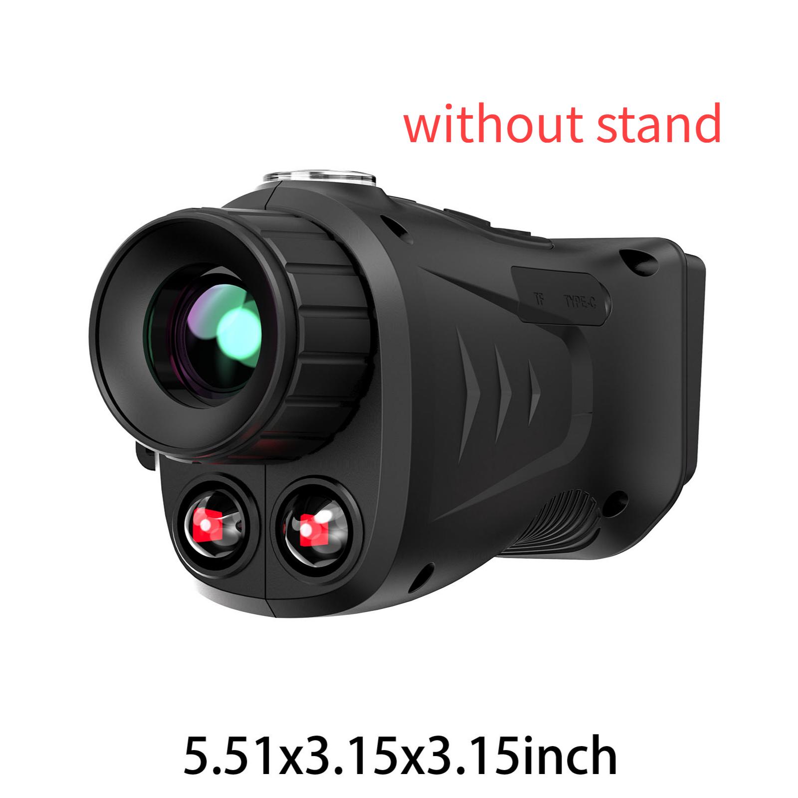 

Starlight Full Color Night Vision Monocular 4K 18X Zoom 2.8 Inch Screen Infrared Night Vision for Hunting Camping 900m чорний