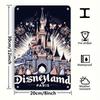 1pc Disney Donald Duck Mickey Pluto Metal Tin Sign 8x12 Inch Vintage Wall Art - Classic Retro Home Decor for Living Room, Kitche