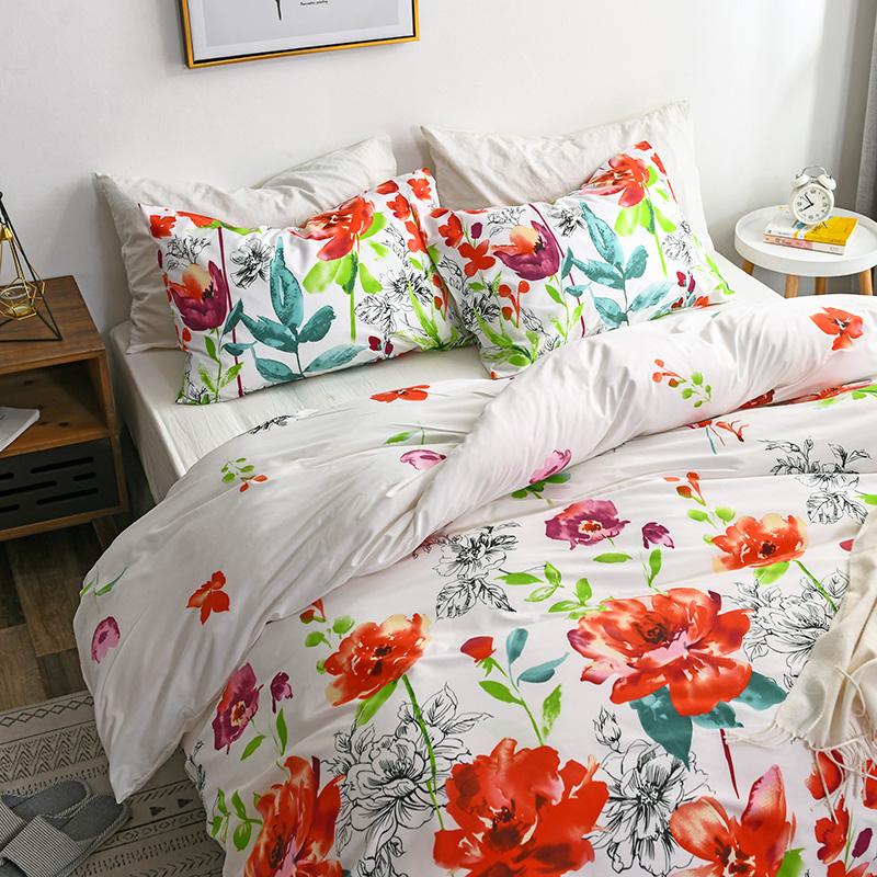 RunGrape Duvet Cover Bedding Set Twin Queen King Size 240x220 Nordic Bed Cover 150 Euro Bed Linen 2 Bedrooms Bedclothe 200x200