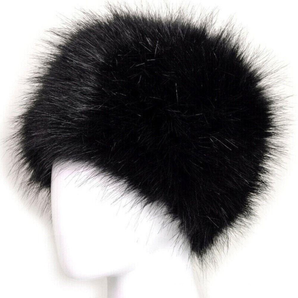 Ski Winter Earmuff Faux Fur Snow Hat Ear Cap Headband Hat Russian Ushanka