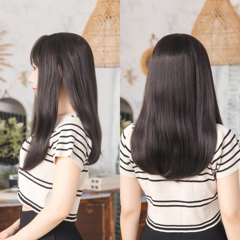 Clearstone WIGGY RICH Wig, Straight Long, Women's, Brownie Black