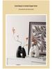 Wabi-Sabi Ceramic Vase Pair: Elegant Art Decor for TV Cabinet & Living Room