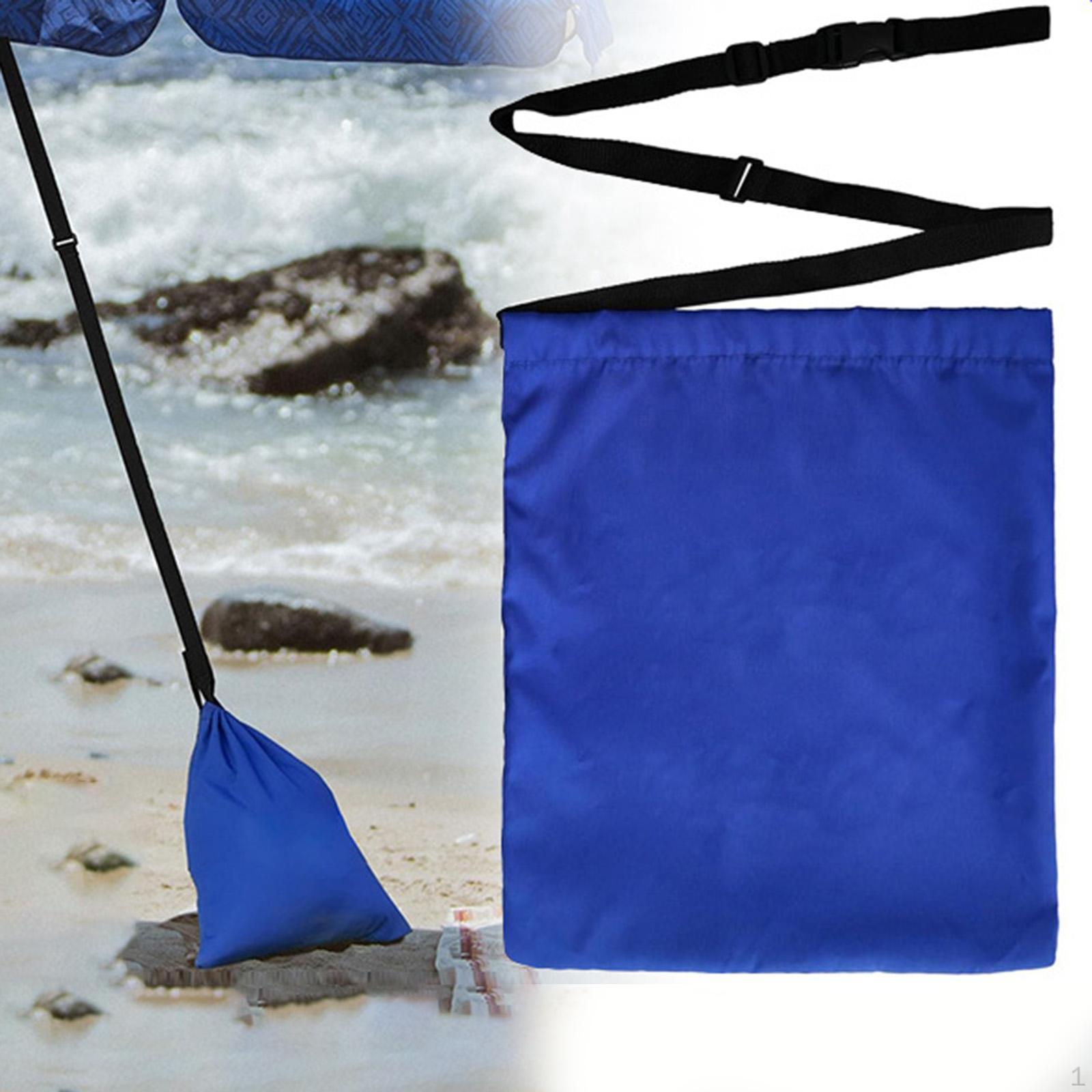 Empty Beach Umbrella Sandbag Weight Bag Summer Fillable Sand Anchor for Camping