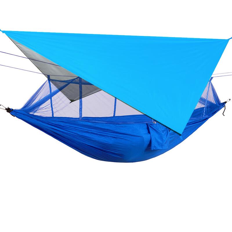 Camping Hammock with Mosquito Net and Waterproof Canopy