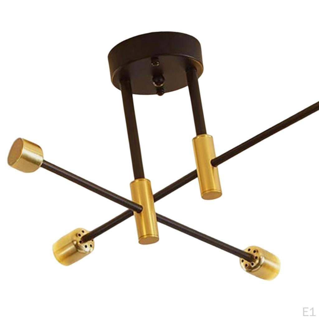 Modern Sputnik Chandelier Ceiling Light for Living Room Dining Hallway