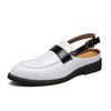 Fashion Summer Hot Selling Men's Shiny Leather Casual Shoes Breathable Lightweight Sandals High-end Banquet Men's Formal Shoes