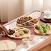 Nut Platter Snacks Server Dish Round Fruit Snack Plate  Party Dishes Snacks Dried Fruits