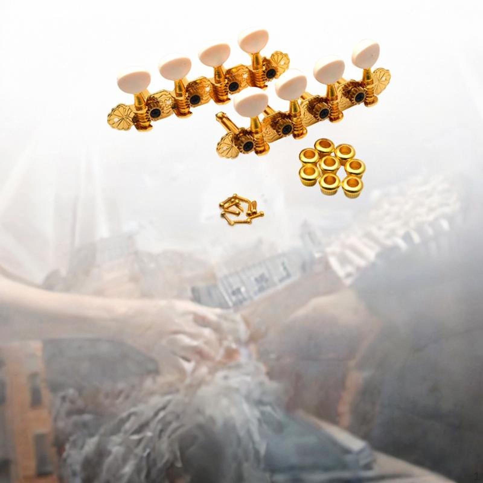 

Guitar Tuning Pegs Mandolin Replacements Professional Easy Installation Musical Instrument Parts for золотий