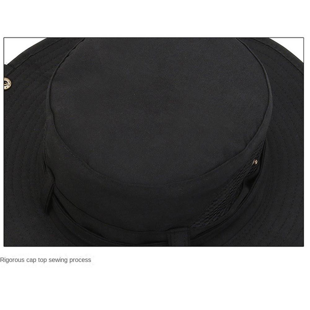 UV Protection Men Bucket Hat Wide Brim Sun Hat Fashion Hiking Hats