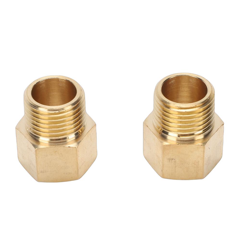 Brass Pipe Fittings 1 2in NPT Male X 1 2in NPT Female Pipe Fitting Adapter for Air Water Oil Fuel