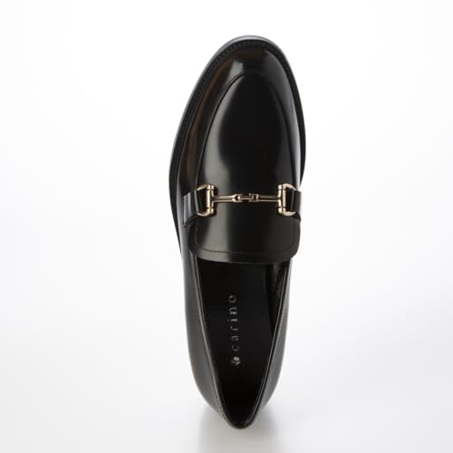 Carino Women's Loafers, CAST42006, Dark Brown, Size 23.0 Cm