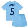 Manchester City FC Boys Stones 5 Sublimated Short Pyjama Set