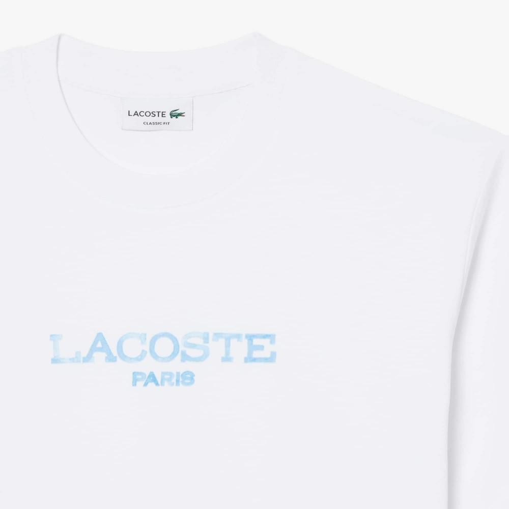 [lacoste] Men's Summer Pack Lettering Graphic Short-Sleeve T-Shirt TH1435-56G001