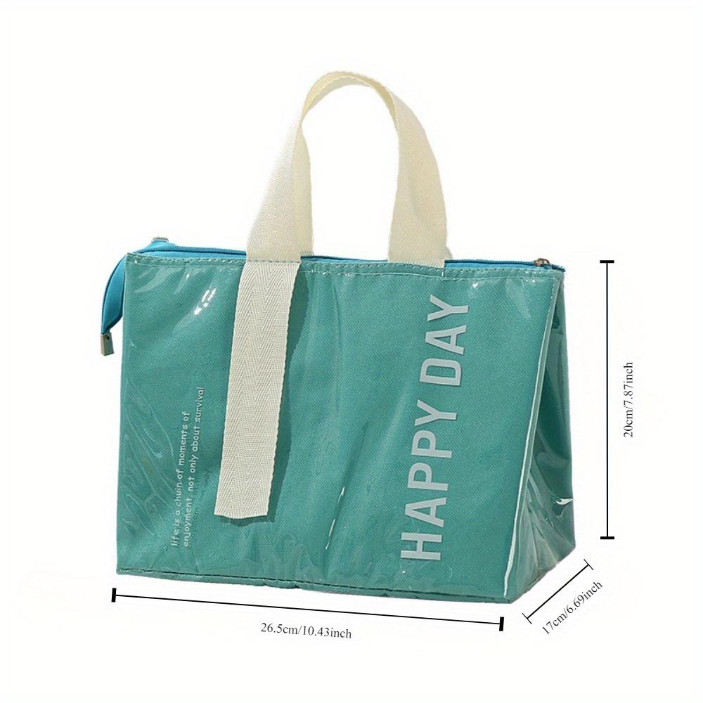 1 Dopamine Lunch Bag For Office Workers, Large Capacity Lunch Insulation Bag, Thick Aluminum Foil,outdoor Camping, Picnic Insulation Bag