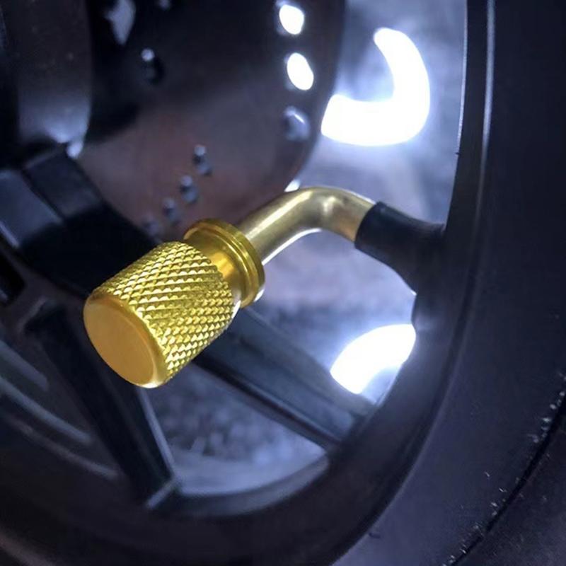 Dustproof Waterproof High Visibility Motorcycle Wheel Tire Valves Caps, Enhancing Safety Styles with Simple Installation