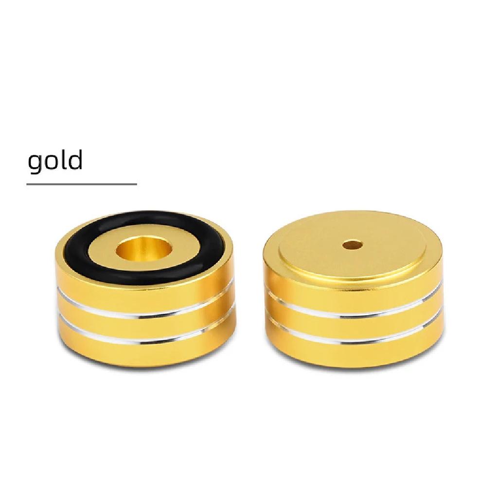Super Premium 4PCS Hifi Speaker Spikes Stand Feet Pad Aluminum Alloy for Speaker DAC Shock Absorbing Foot Pad