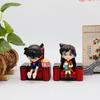 6pcs/set Anime Detective Conan Cinema Scene kawaii Action Figure PVC Model statue Toys doll Desk Decor Collectible Gifts