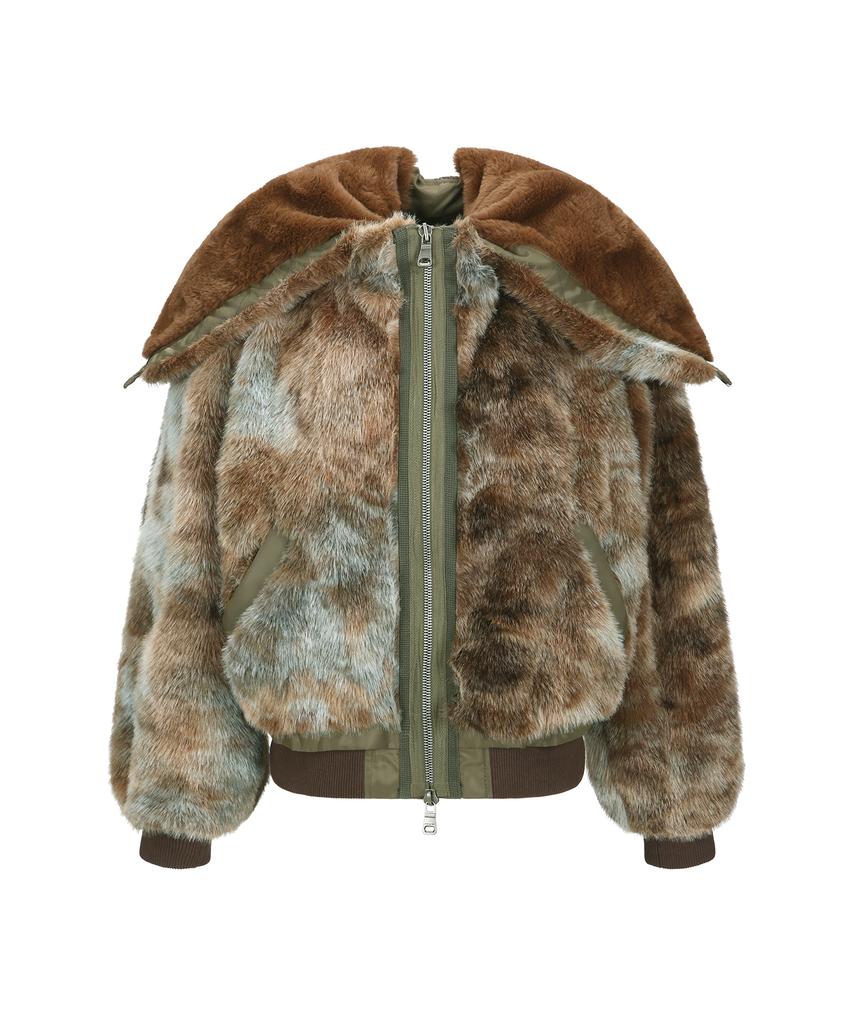 Adsb Andersson Bell Vanessa Fur N2B Jacket Awa728W(Brown)