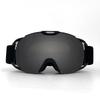 Ski goggles for men and women, adult-sized, with cylindrical lenses, double-layered anti-fog and windproof design, and a clip-on feature for