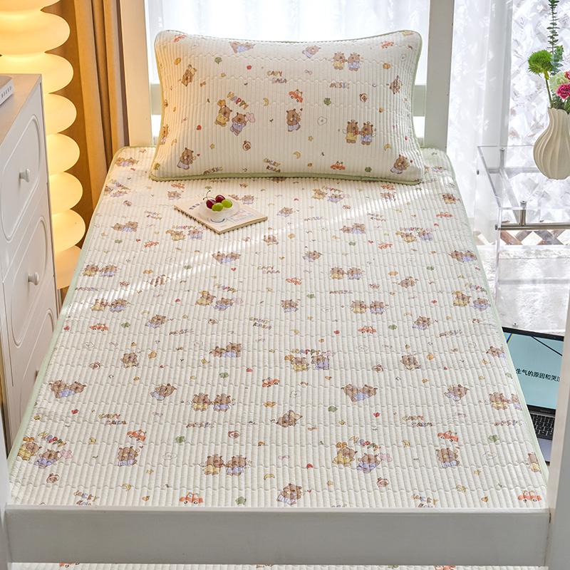 (Student Season) Small Fresh Printed Cotton Bed Cover Student Bed Cover