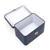Rectangular Shape Desktop Storage Case Large Size Empty Box Iron Box  Cosmetic Organizer