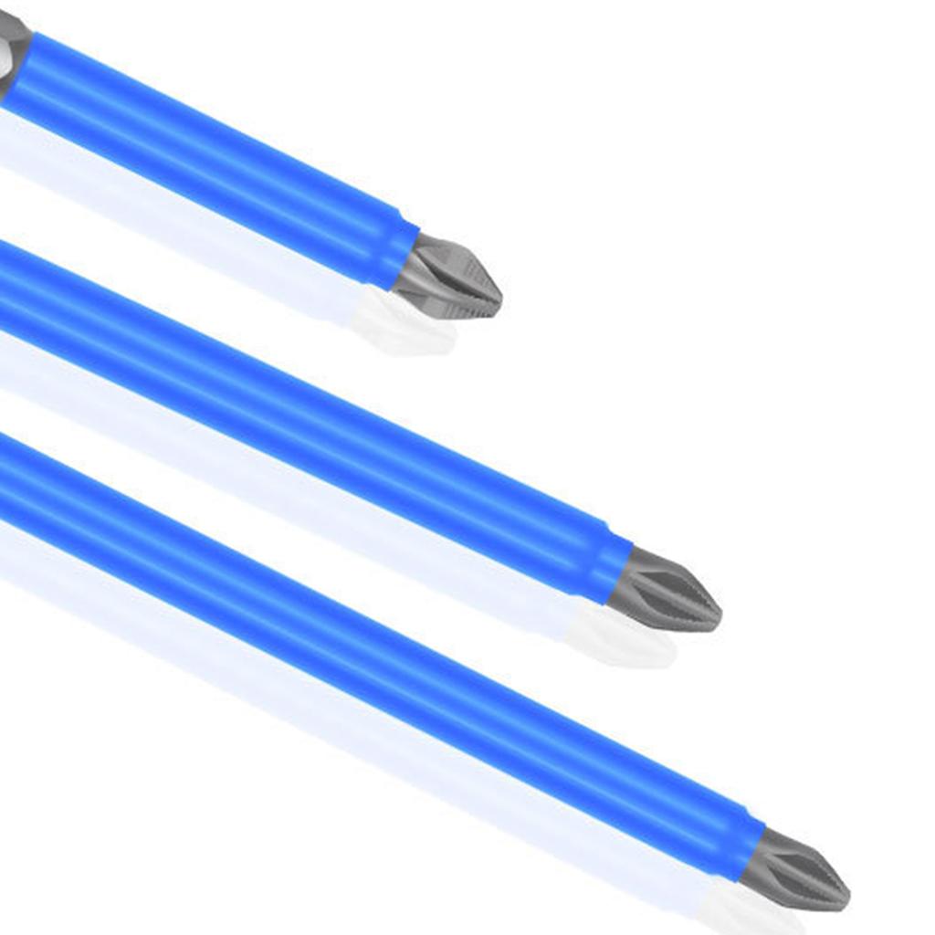 2/3/4/5/7pcs Magnetic Batch Heads Impact Strong Cross High Hardness 25/50/65/70/90/127/150mm for PH2 Screwdriver Set