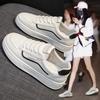 Little White Shoes Women's Autumn New Flat-soled Women's Shoes Lace-up Versatile Platform Casual Sports Board Shoes