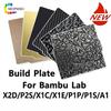 Smooth Bambu Labs Build Plate for Bambu Lab X1/X1C/X1E/P1P/P1S/A1 3D Printer Spring Steel Sheet Double Side 3D Platform Bambulab