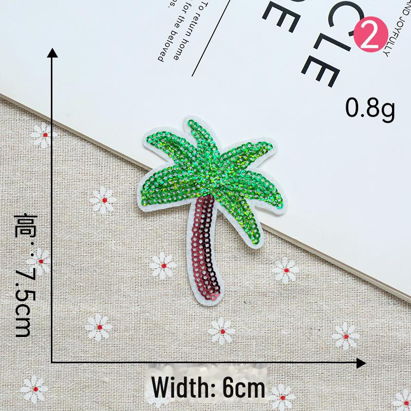 Smiley Face Embroidery Patch Sequin Love Label - Eyes Clothing Decoration.