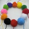 5cm Kindergarten DIY Pom-pom with String - Fluffy Polypropylene Festival Decoration Ornaments