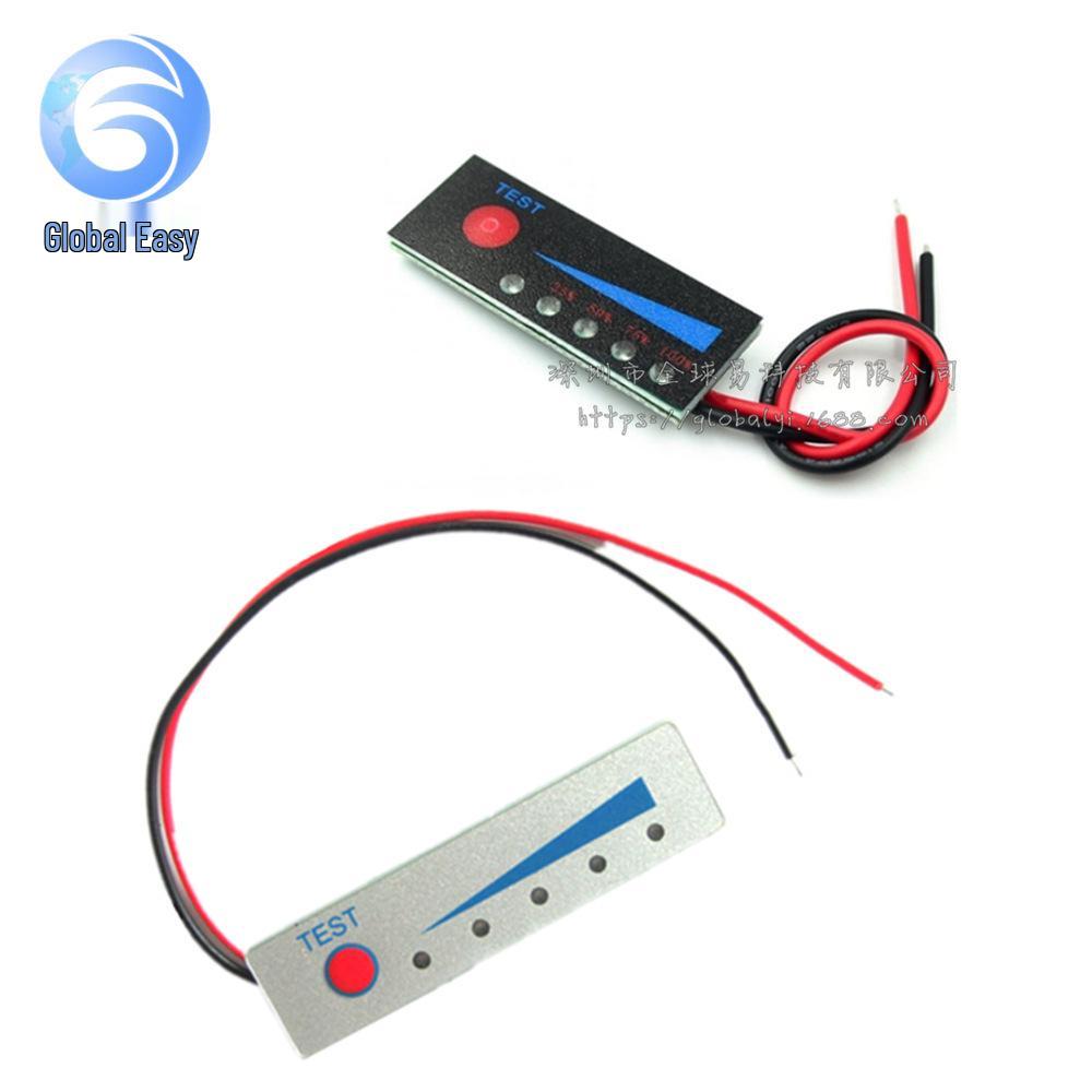 Lithium Battery Power Display Board for 2-6 Strings, 12V-16.8V with 5-Level Indicator