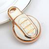 Gold Edge Tpu Car Key Fob Cover For Bmw Mini Cooper S One Jcw F54 F55 F56 F57 F60 Clubman Countryman Shell Fob Holder Keyless