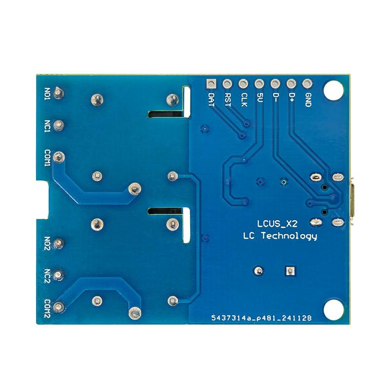 LCUS-2 Dual-Channel 2-Channel USB Relay Module USB Computer Serial Smart Control Switch
