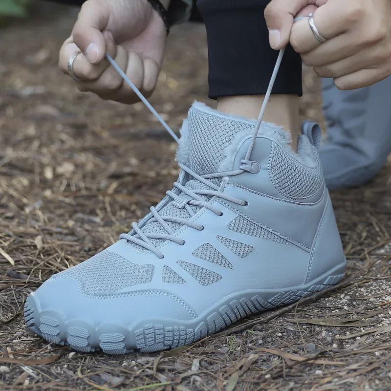 2024 Winter Mid-Cut Breathable Hiking Snow Boots for Couples