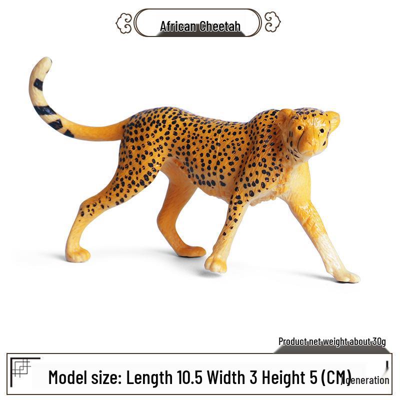 Wild Animal Figurines: Dinosaur, Lion, Tiger, Leopard, T-Rex, Zebra Models