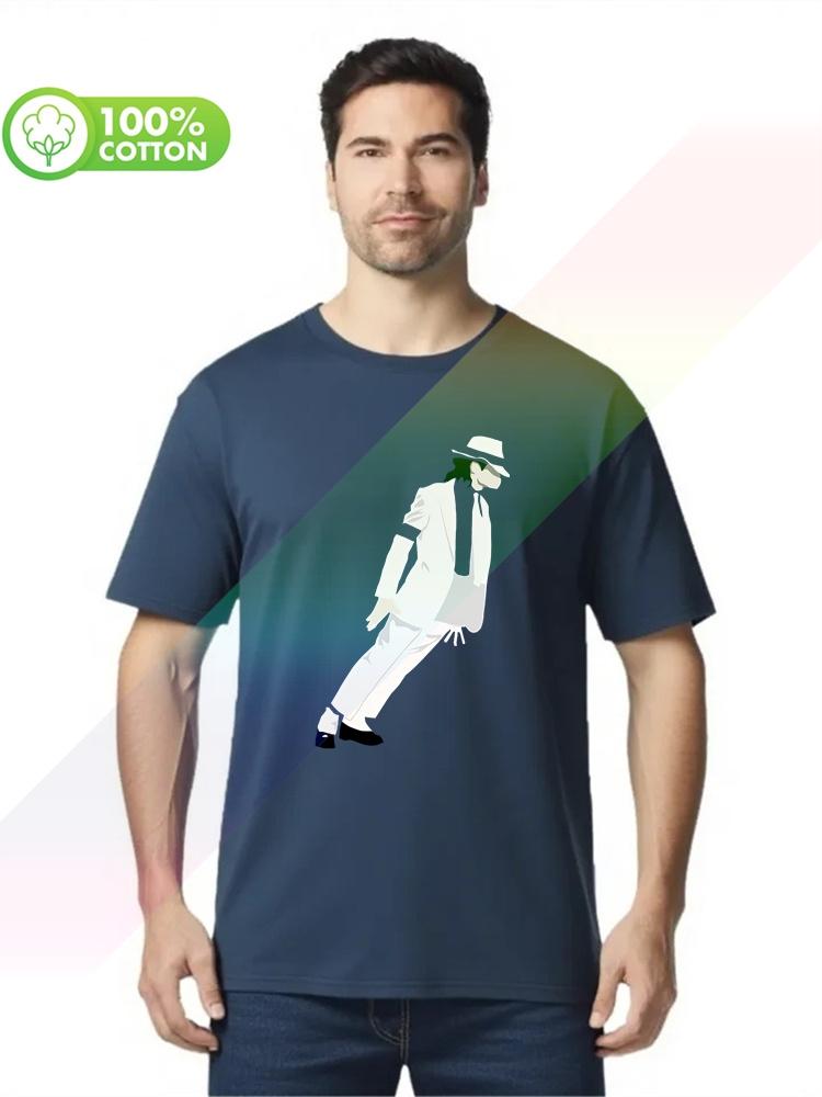 100 Cotton Round Neck Heavy Weight Unisexs Tshirt Michael Jackson Smooth Criminal Sticker S3xl Tops Tees