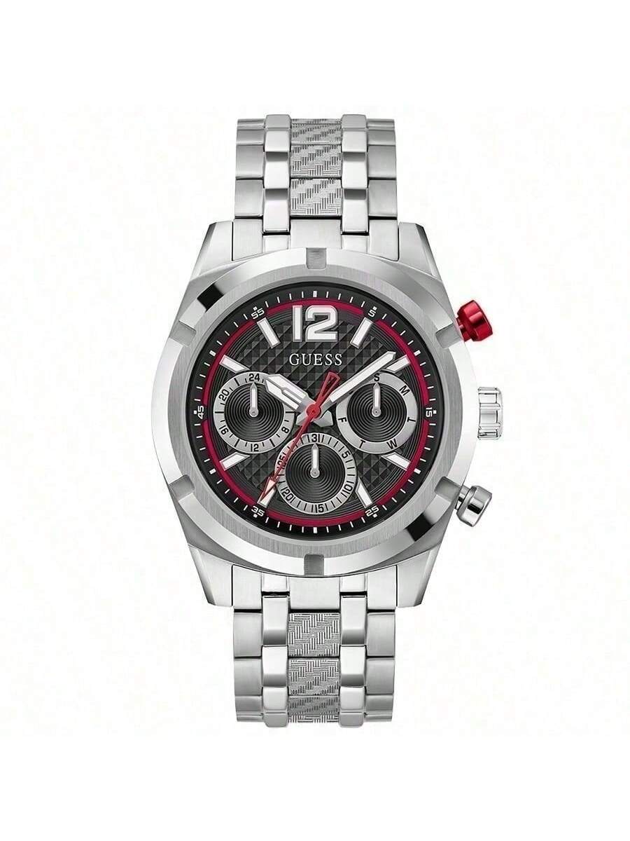 

Men s Quartz Watch With Stainless Steel Strap, Stainless Steel Case, Waterproof Quartz Movement For Daily Gatherings GW0714G1