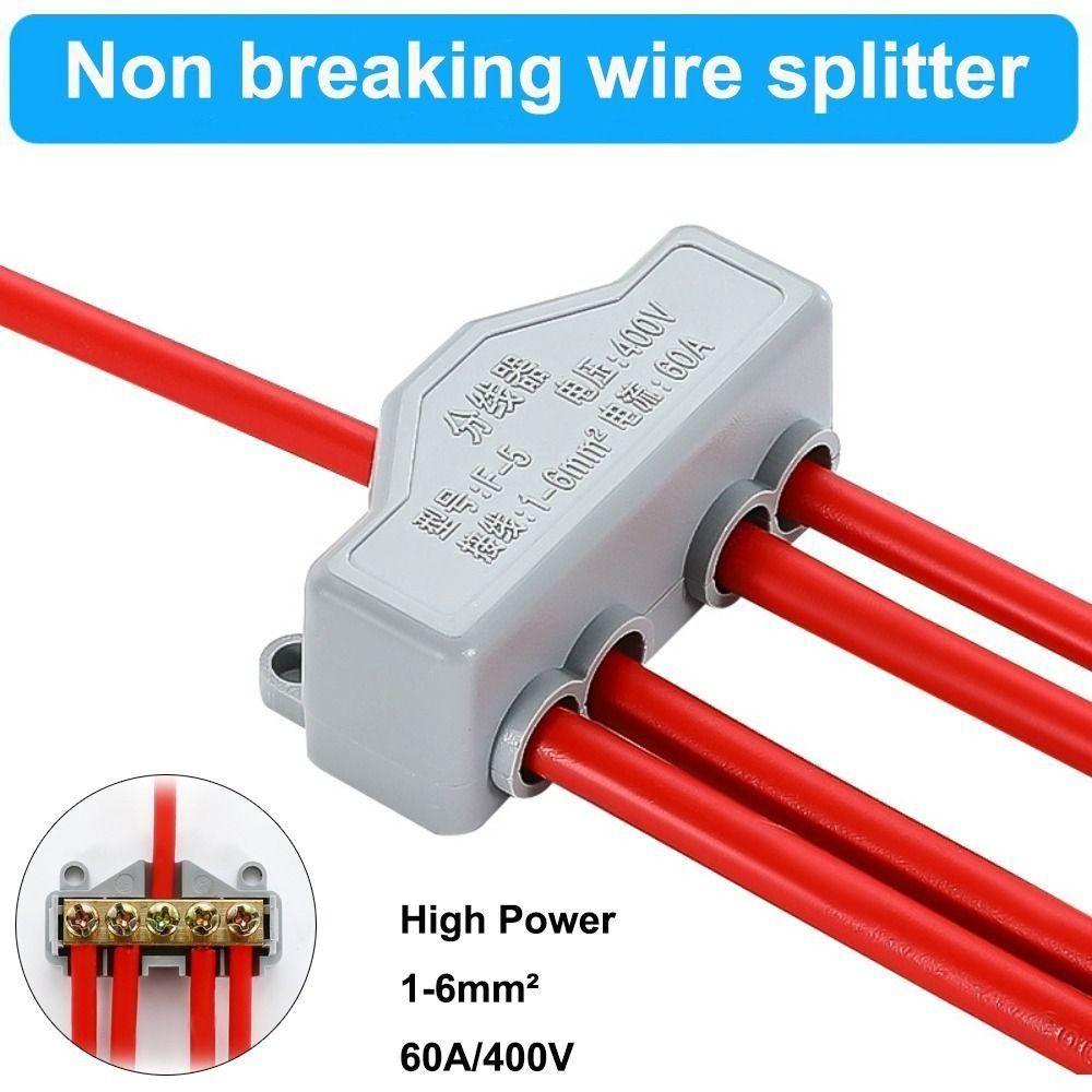 Electrical Connectors High Power High Power Splitter Conductor Brass Large Current Wire Connector Terminal Blocks