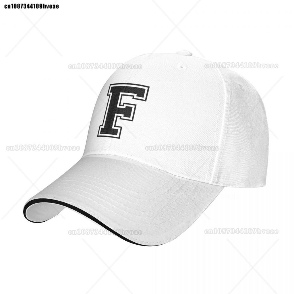 Initial Letter F Adjustable Baseball Cap For Unisex Adult High-end Womens Snapback Caps Hip Hop Street Tide Sunscreen Hats