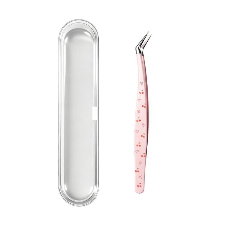 Stainless Steel Curved Tweezers Anti-static High Precision 1Pcs for DIY Sticker Craft Jewelry Repair Handicraft Work