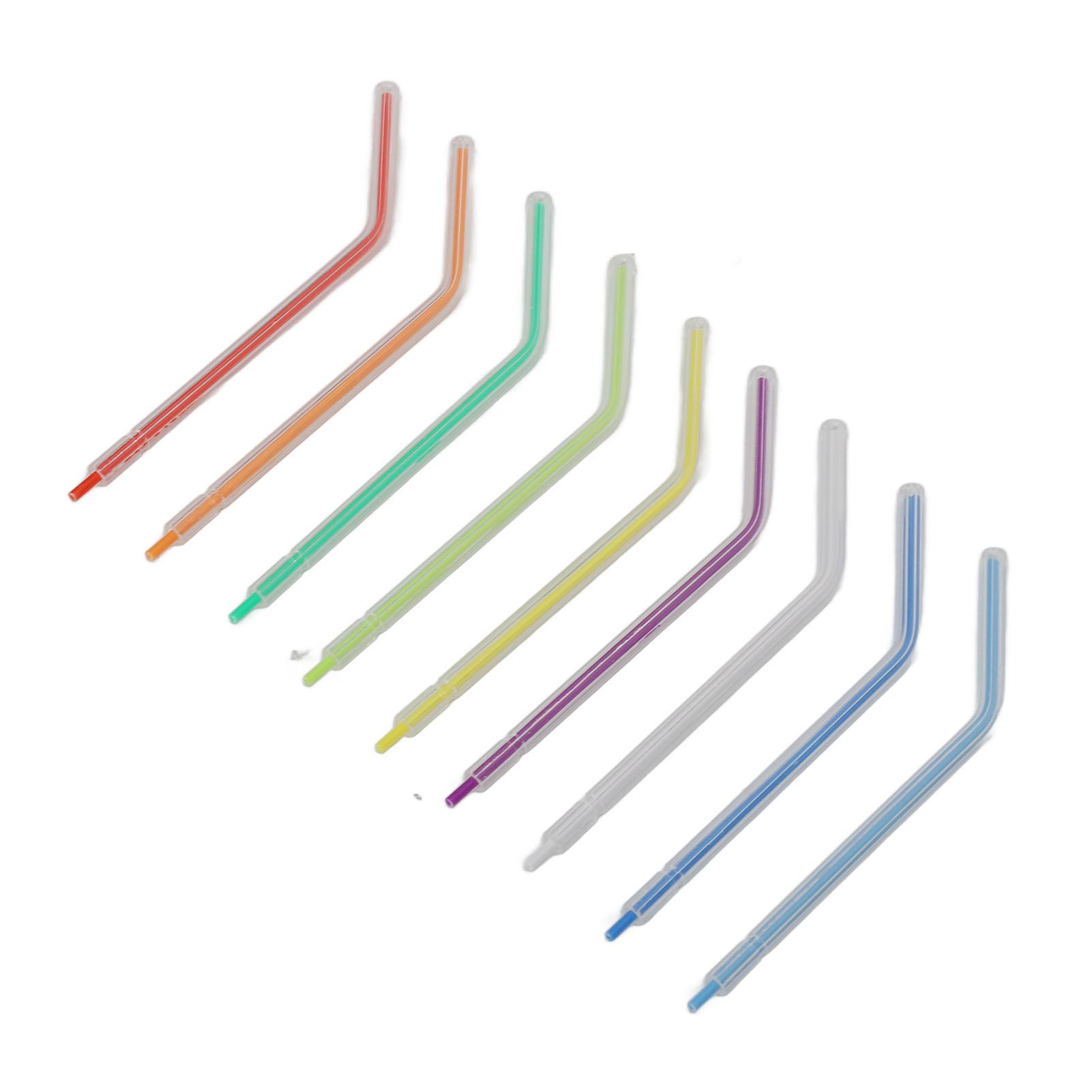 

250pcs Disposable Dental Air Water Syringe Tips Colorful Precise Control Smooth 3 Way Spray Nozzles