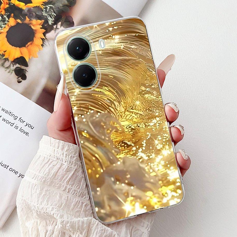 For Xiaomi Poco X7 Pro 5G Case Fashion Flower Queen Pattern Soft Silicone Clear Phone Cover For Xiaomi Poco X7 PocoX7 Pro Fundas