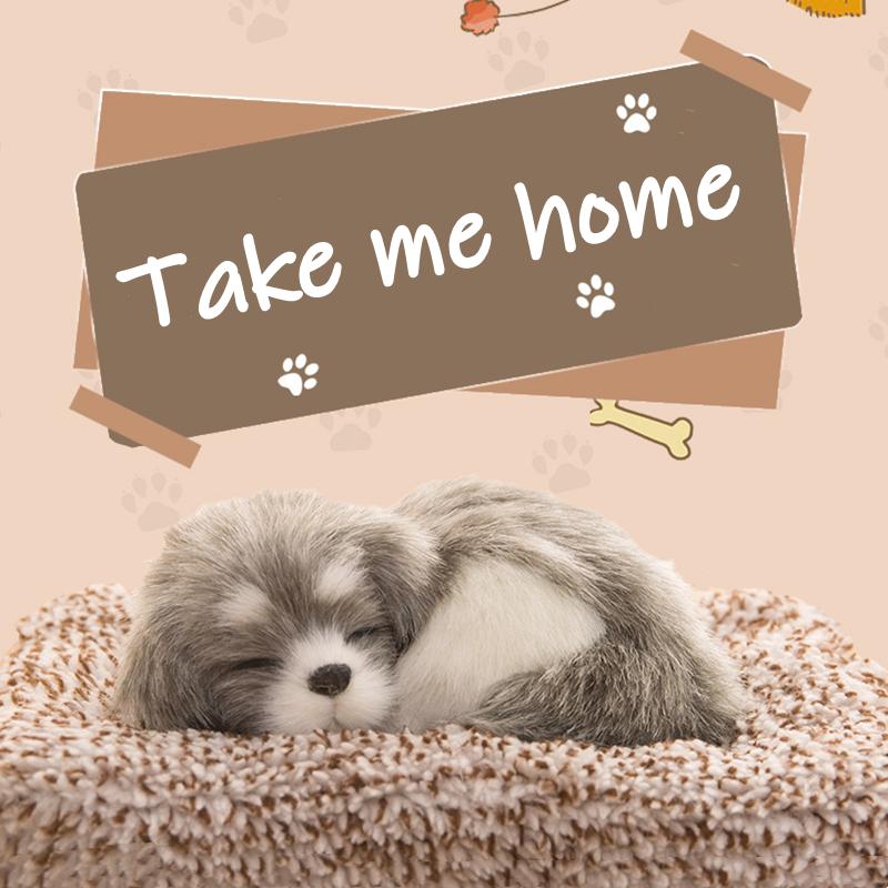 Stuffed Toys Lovely Simulation Animal Labrador/Husky Doll Plush Sleeping Dogs Toy Kids Toy Decorations Birthday Gift Children