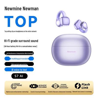 Newmine S7 Open-Ear Clip AI Bluetooth Sport Earbuds