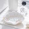 Creative Shell Shaped Soap Dish Box Portable Waterproof Soap Holder Ceramic Drain Rack Home Bathroom Accessories