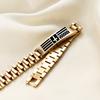 10MM Engraved Cross Bracelet, Men's Stainless Steel Scripture Curved Plate Bracelet