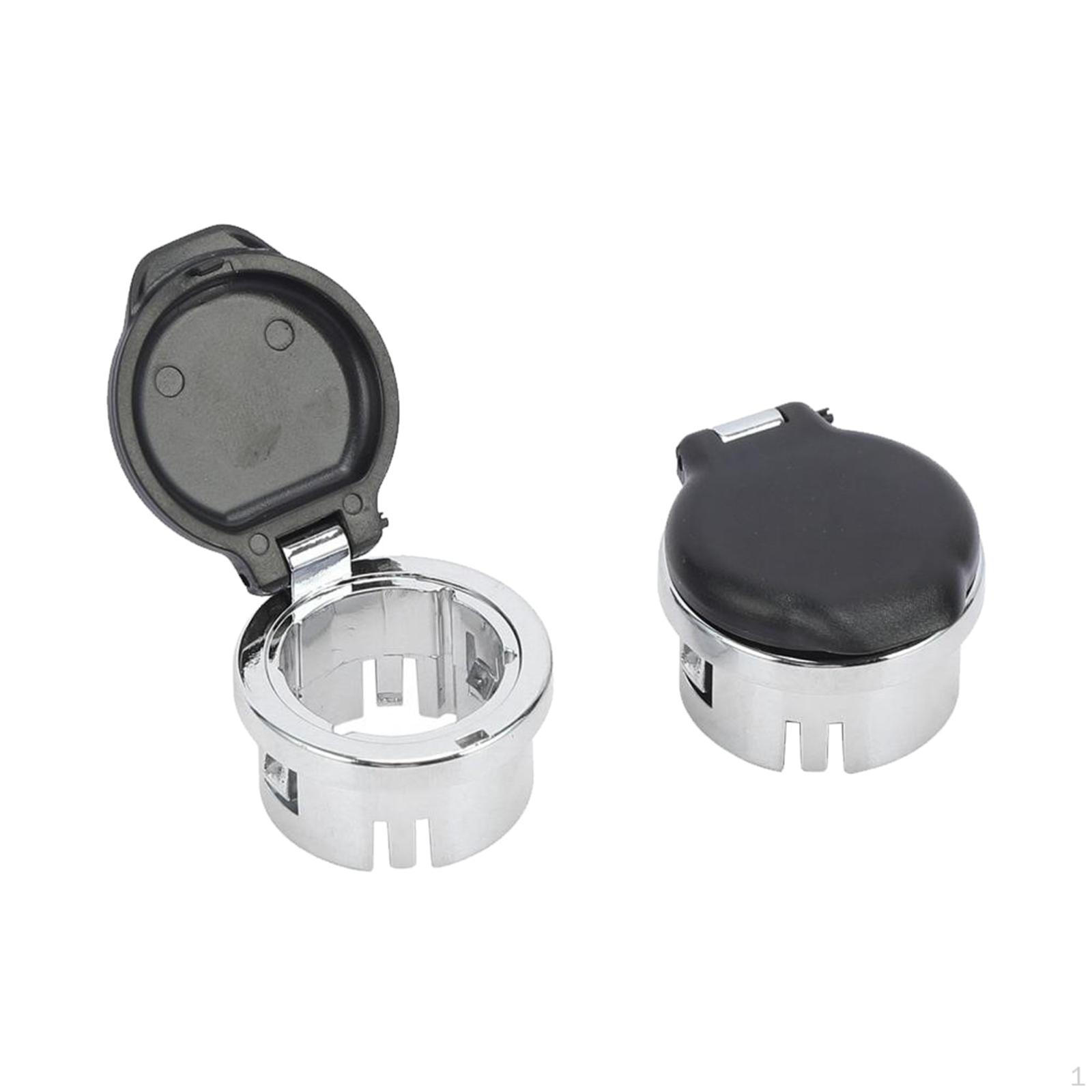 

2Pcs Power Outlet Covers 12V Cigarette Lighter Plug Cover 20983936 Accessories Easy Installation