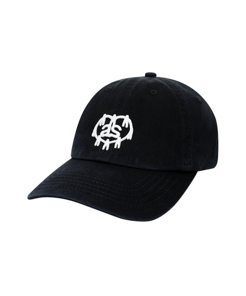 ALTER STUDIO Washed Heart Symbol Ball Cap_Black